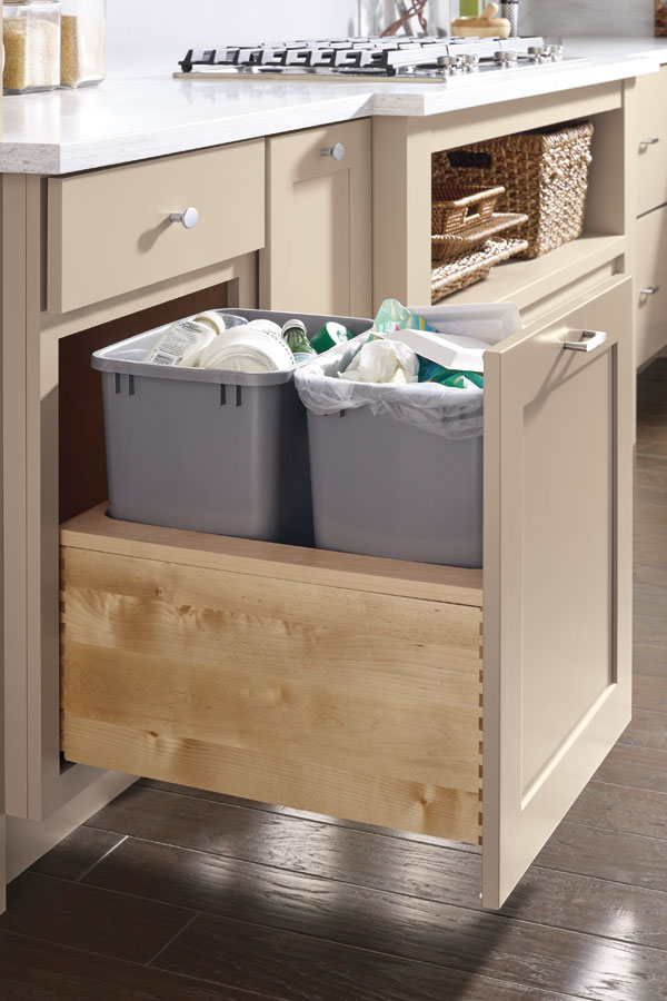 Contemporary Kitchen Painted FoxHall Green And Cherry Seal MasterBrand