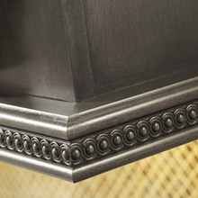 Close up of Infinity insert in under cabinet moulding