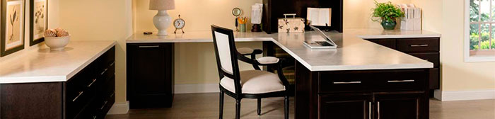 Our home office cabinetry solutions let you customize any space to work for you.