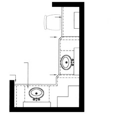 Kitchen Cabinet Floor Plan Example