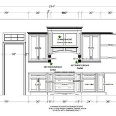 Kitchen Cabinet Design Elevation Drawing