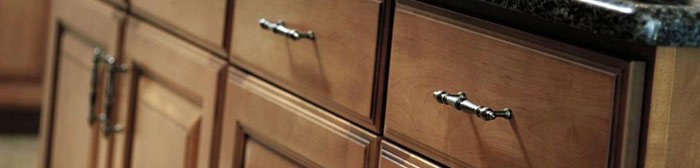 Visit a kitchen showroom to look at cabinetry displays and speak with a kitchen designer.
