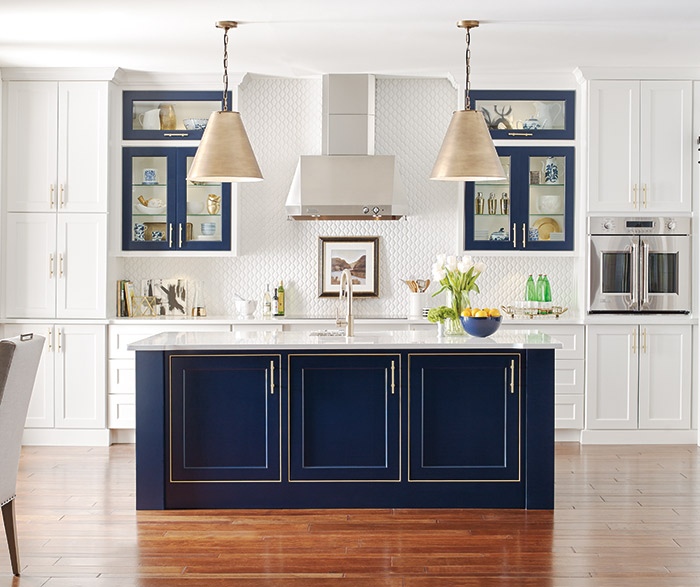 Blue clearance kitchen island
