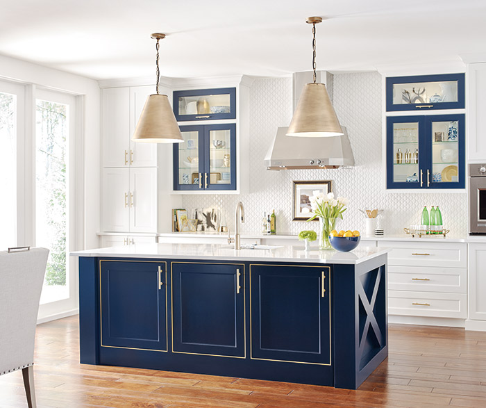 Blue clearance kitchen island