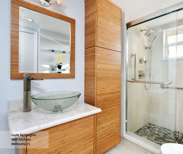 Natural Bamboo Bathroom Cabinets MasterBrand