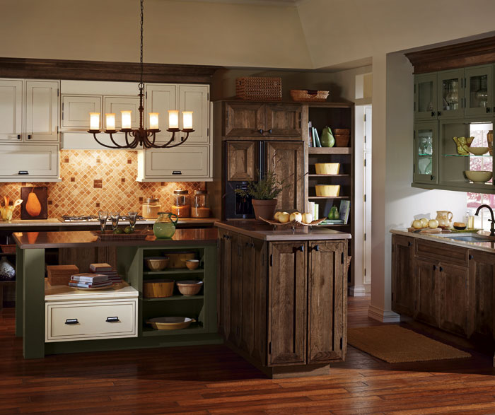 Rustic Kitchen Cabinets - MasterBrand