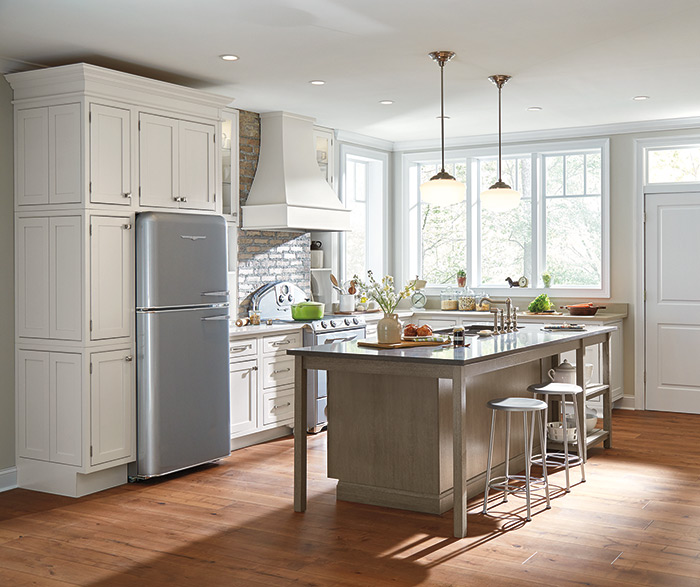 Light Kitchen with Inset Cabinet Doors