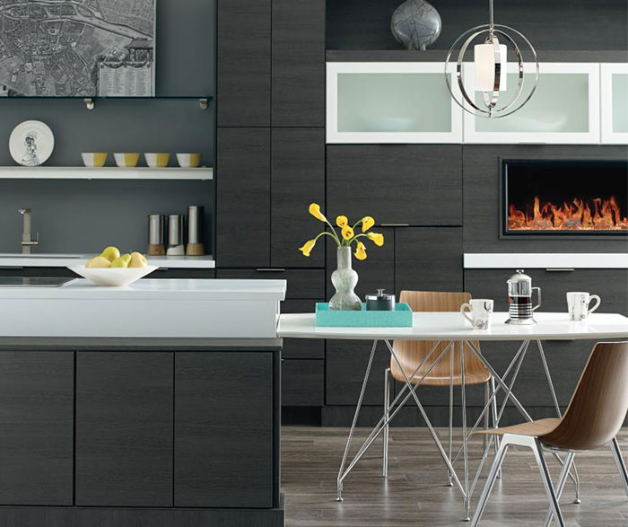 Contemporary Kitchen Design with Laminate Cabinets
