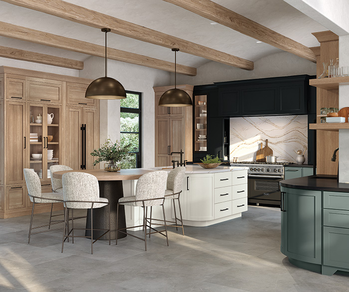Quartersawn White Oak Kitchen