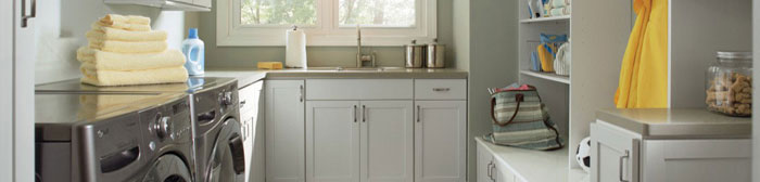 Create a laundry room design that